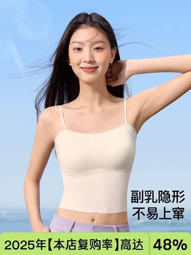 Жилет, бюстгалтер, летний универсальный базовый топ с чашечками, защитное белье, нижнее белье, красивая спина