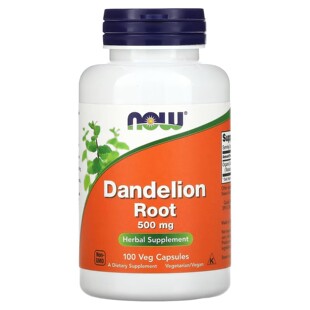现货美国Now Foods蒲公英根Dandelion Root清解热毒素食胶囊100粒