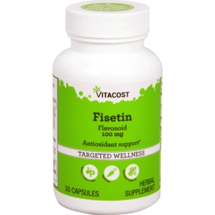 05/28年 美国原装Vitacost Fisetin Flavonoid非瑟酮100mg30粒