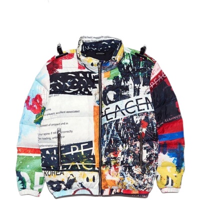 PMO PUFFER JACKET #1 peaceminusone 涂鸦 羽绒服