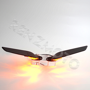 适用于本田 CBR600RR 13-22年 改装摩托车带灯定风翼左右后视镜