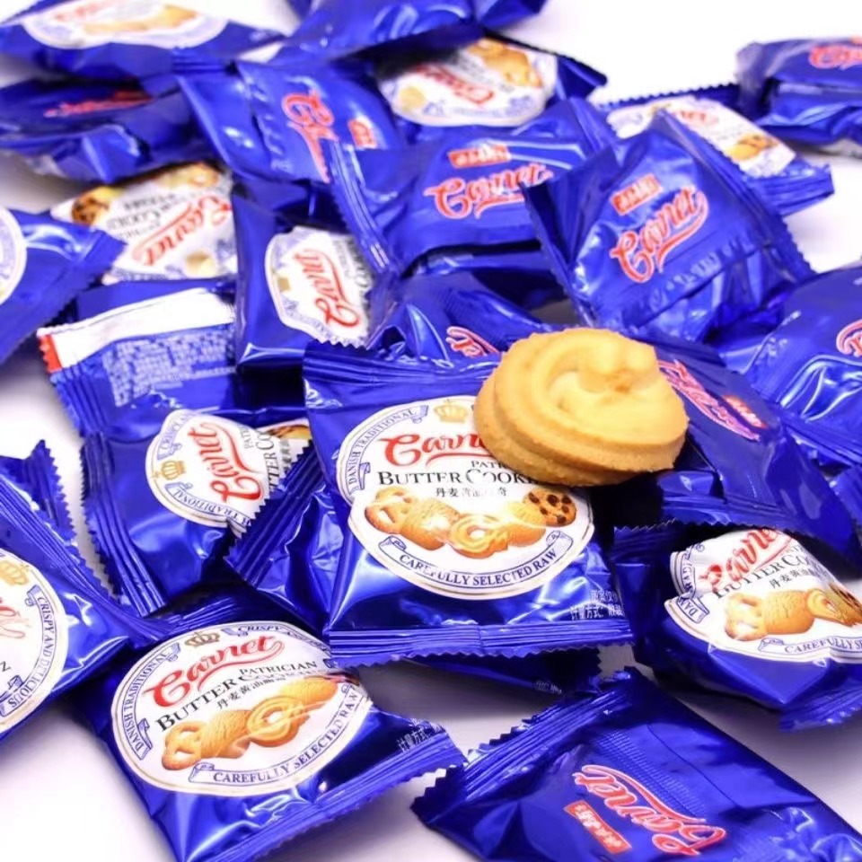 丹麦风味奶油曲奇香葱饼干办公室小零食网红爆款推荐小吃休闲食品