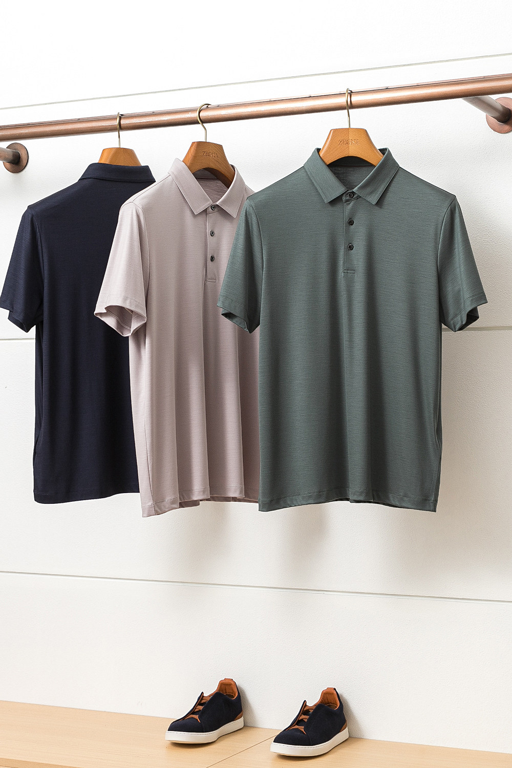 限量鼎奢 国王礼物 夏季男士全羊毛短袖POLO衫夏季商务休闲polo男
