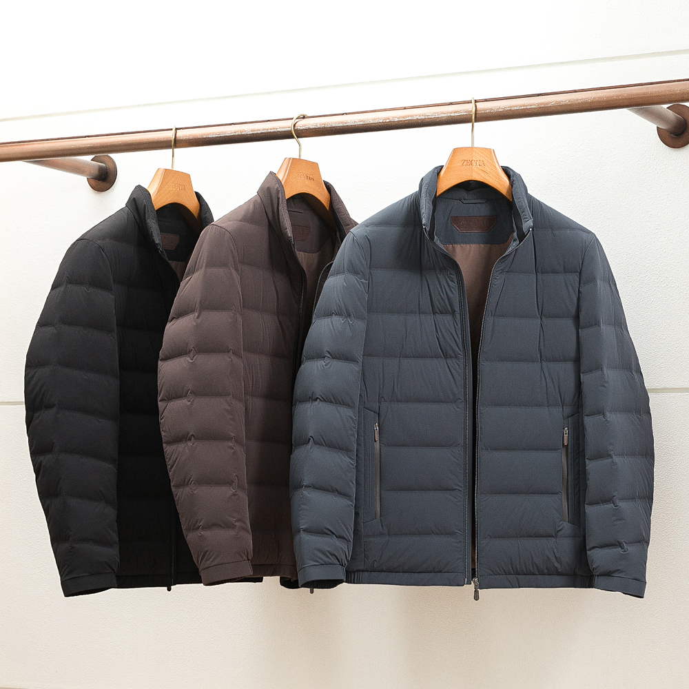 奥米图轻奢男冬季保暖短款羽绒服