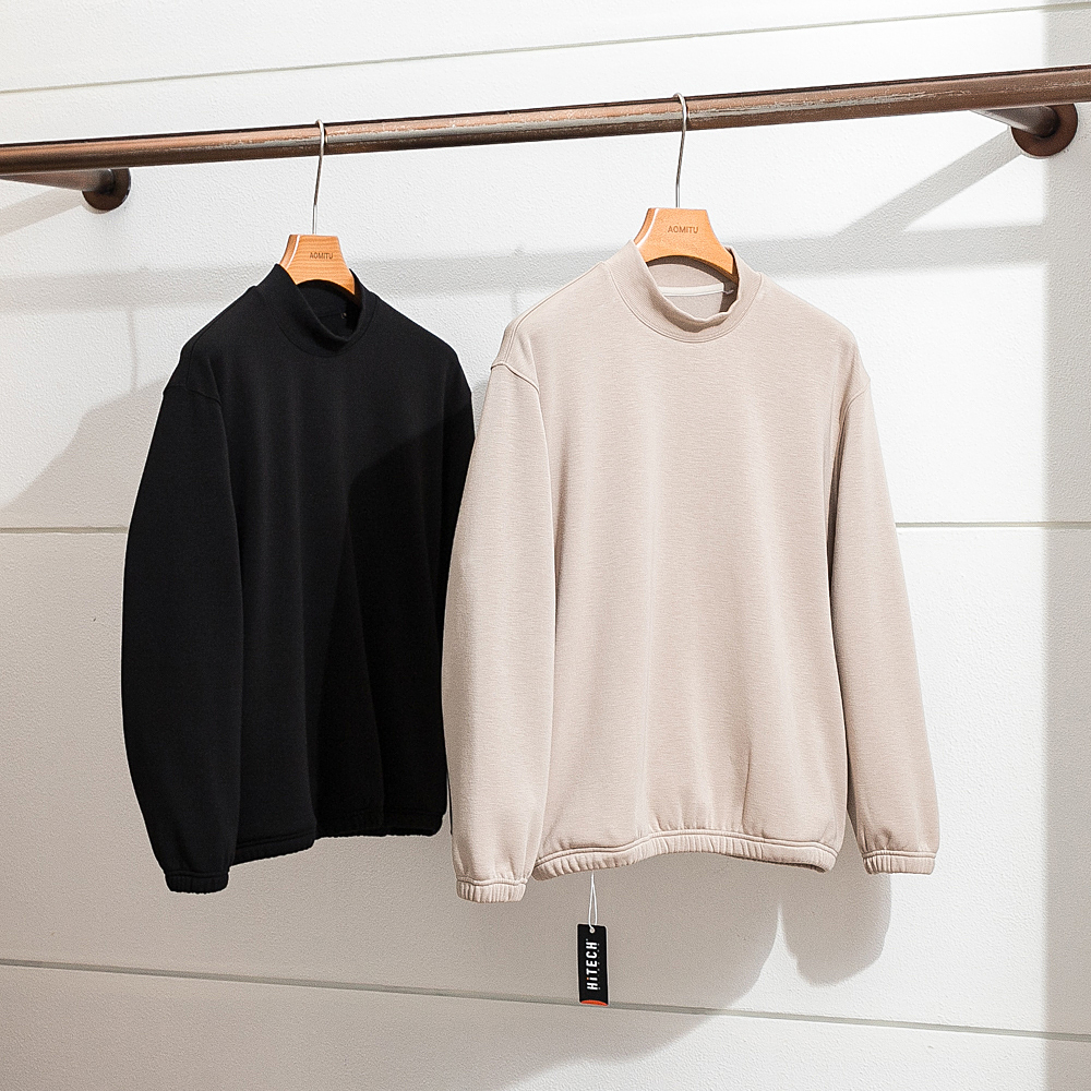 Hitech膨体暖绒秋冬宽松廓形卫衣