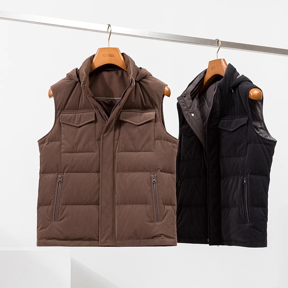 马甲背心白鹅绒保暖透气干爽柔软