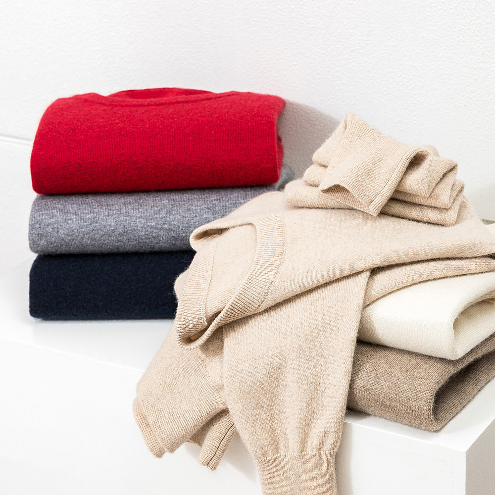 质感不设限 B*C 秋冬男士羊绒衫圆领羊绒针织衫纯色羊绒衫打底衫