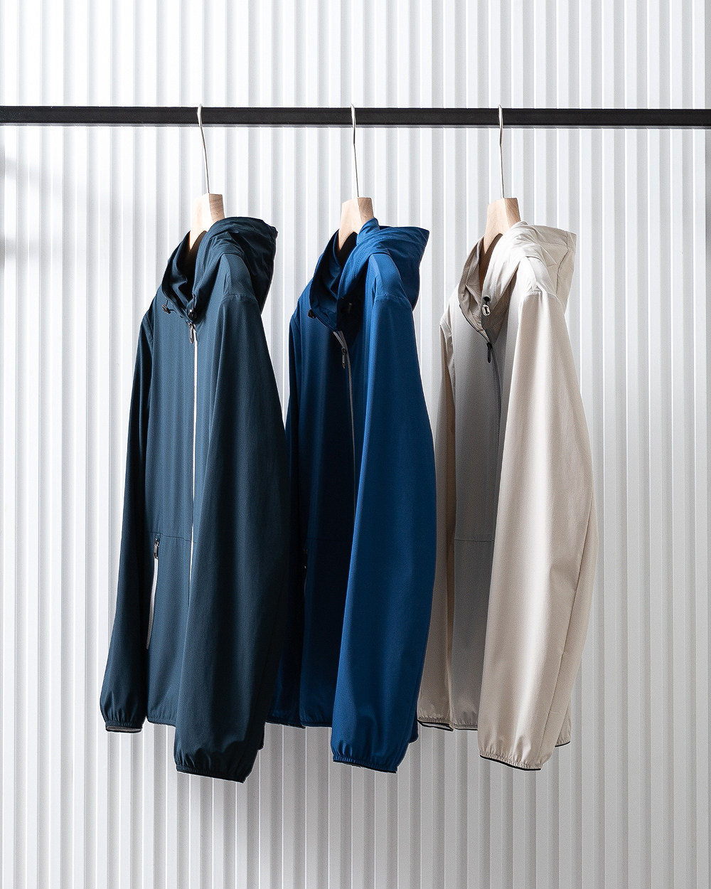 低调典雅！琎口功能纤维 三防透气春夏薄款夹克男空调服防晒衣