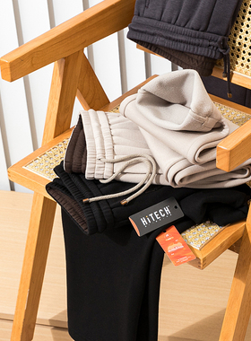 轻暖零压 Hitech膨体暖绒 秋冬男士轻量保暖直通卫裤抓绒保暖卫裤