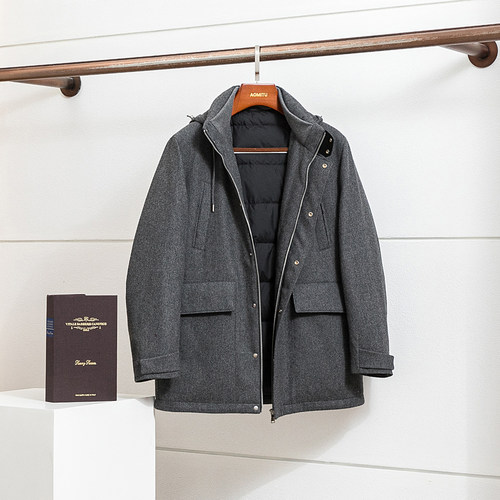 AomituVBC美丽诺科技羊毛鹅绒服