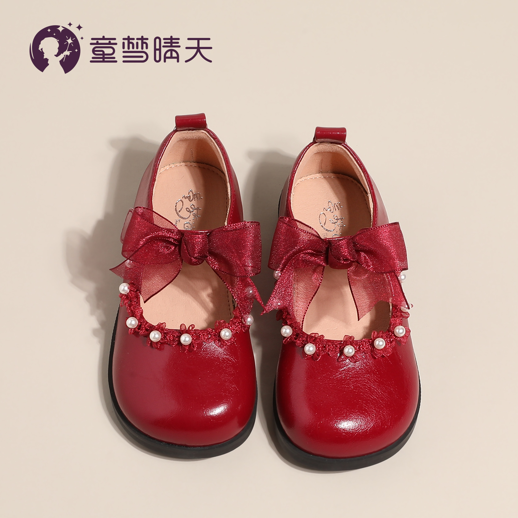 童梦晴天精致款皮鞋防磨舒适款