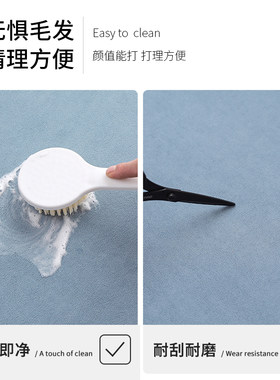 超薄防滑地垫天然橡胶入户门垫可机洗裁剪定制地毯纯色半圆形地毡