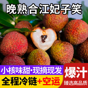 四川合江妃子笑荔枝新鲜水果老树现摘现发当季顺丰空运包邮5斤