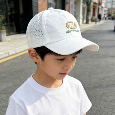 夏季儿童速干网眼遮阳棒球帽