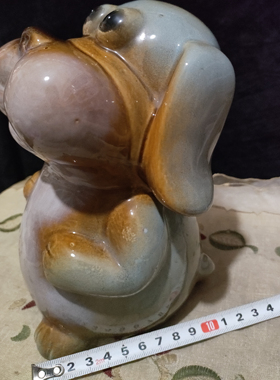 陶瓷摆件孤品高温瓷微瑕介意勿拍