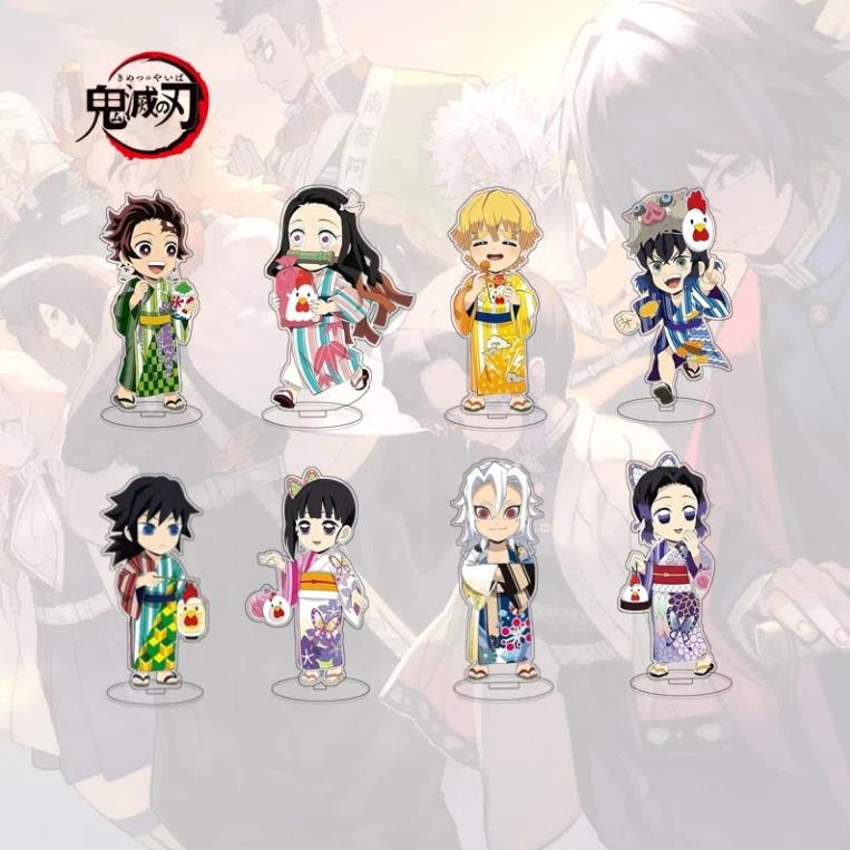 鬼灭之刃立子牌双面高清 炭治郎祢豆我妻善逸周边动漫二次元摆件