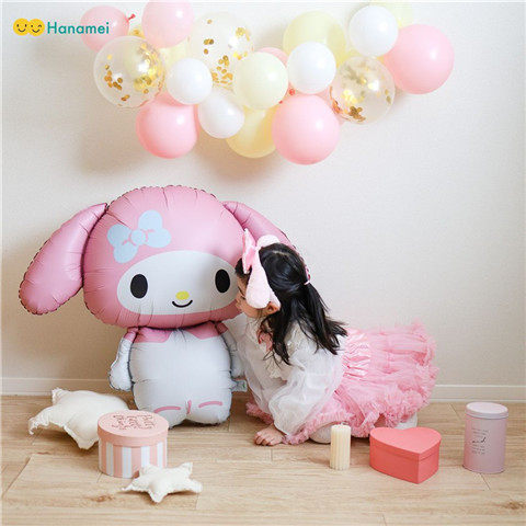 三丽鸥主题卡通气球粉色美乐蒂