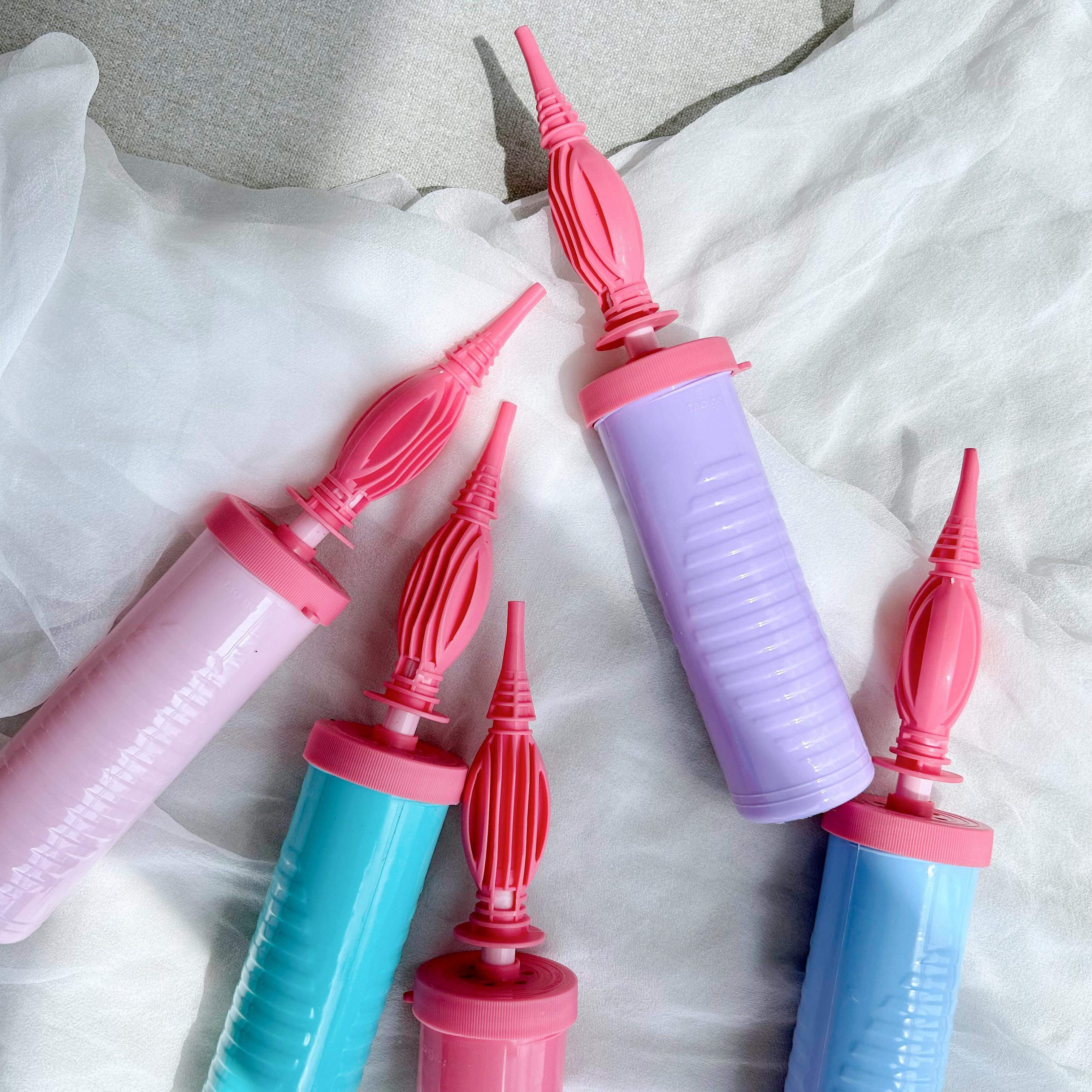 手动式打气筒 气球配件 点胶 双面胶 透明胶丝带彩带气球绑绳扎带