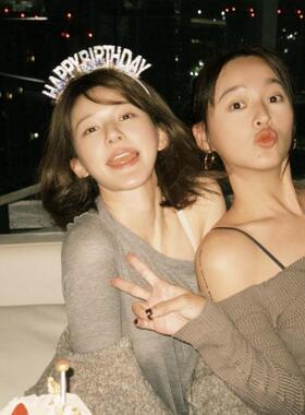 生日party发箍字母头饰可爱性感