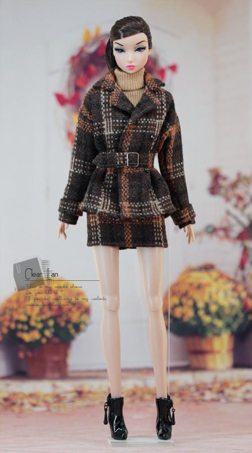 [M-202002-11-B]外套/FR Momoko Barbie Blythe OB Mico 娃衣
