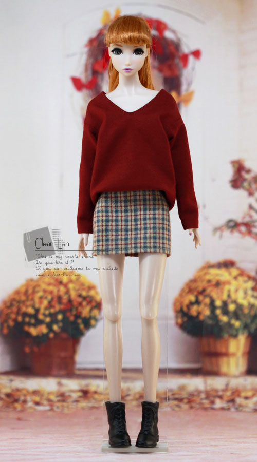 [M-202002-20-E]半身裙/FR Momoko Barbie Blythe OB Mico 娃衣