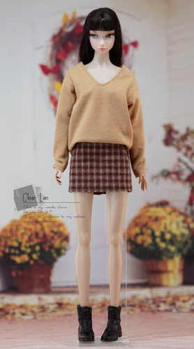 [M-202002-20-B]半身裙/FR Momoko Barbie Blythe OB Mico 娃衣