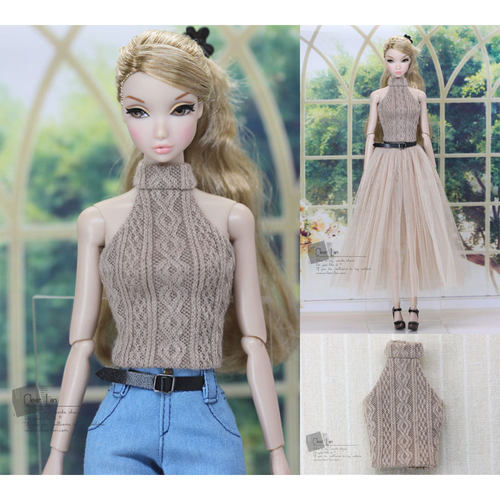 [M-202403-05-C]上衣/Momoko OB FR 芭比 6分娃衣