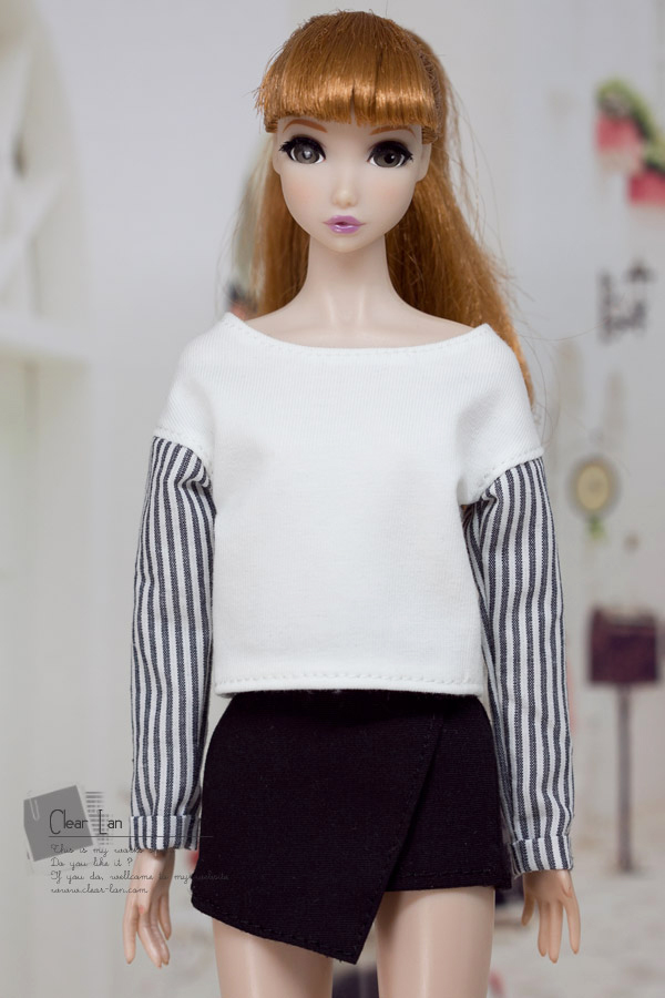 [M-201906-04]T恤/FR Momoko Barbie Blythe OB Mico 娃衣