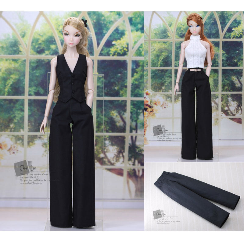 [M-202403-41-A]阔腿裤-黑/Momoko OB FR 芭比 6分娃衣,模玩/动漫/周边/娃圈三坑/桌游,OB娃衣,淘宝优惠券,粉丝福利购,淘宝优惠卷