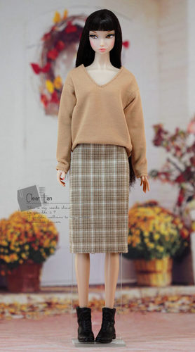 [M-202002-21-C]半身裙/FR Momoko Barbie Blythe OB Mico 娃衣