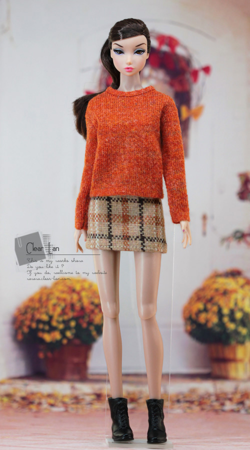 [M-202002-20-J]半身裙/FR Momoko Barbie Blythe OB Mico 娃衣