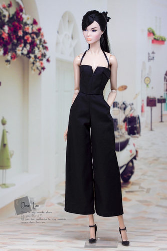 [M-201906-68]连身裤/FR Momoko Barbie Blythe OB Mico 娃衣