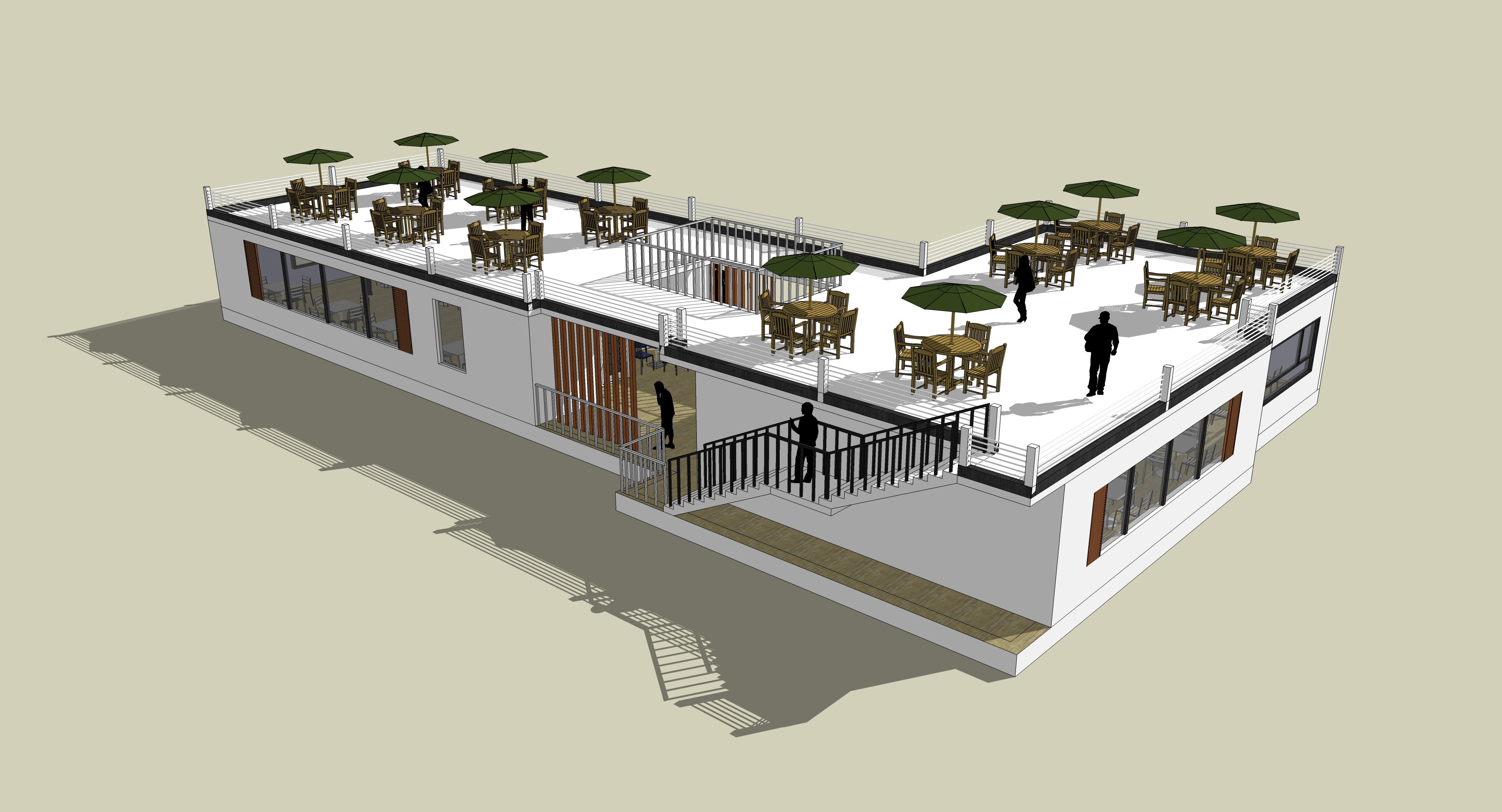 小茶室SU模型草图大师sketchup设计素材源文件skp资料库
