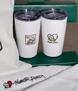 HUMOR PUNCH保温咖啡杯 搏击艺术元素304不锈钢 拳击散打泰拳