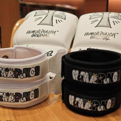 HUMOR PUNCH艺术设计 系带拳套不求人 系绳拳套变魔术贴 系绳手套