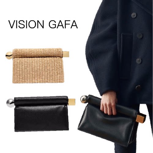 法国小众卷边手拿包2025新款女士手提包链条单肩斜挎包时尚手抓包