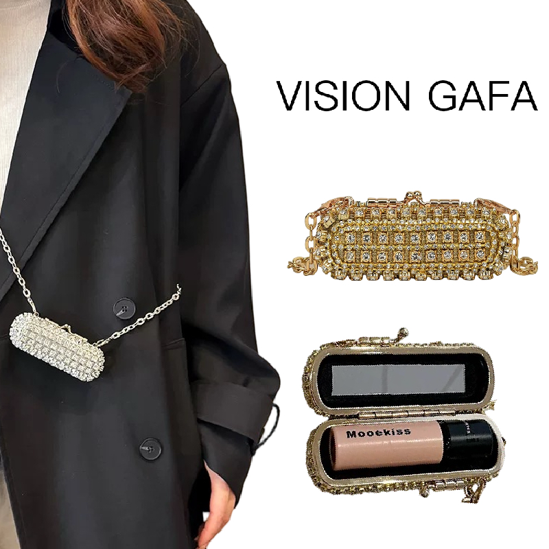 跨境欧美时尚水钻口红流行小包2025轻奢女士晚宴斜挎包迷你口红包,包装,口红包装,淘宝优惠券,粉丝福利购,淘宝优惠卷