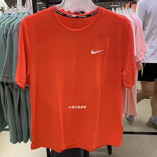 耐克Nike男夏子跑步速干透气3M反光圆领T恤CJ5421 635 CU5993
