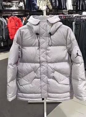 Nike AIR JORDAN中长款连帽保暖羽绒服外套BQ4171 DZ4554 DQ7347