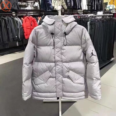 耐克乔丹男子连帽羽绒服外套