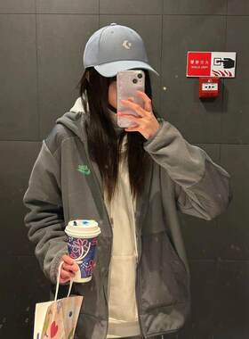 nike男秋冬保暖连帽夹克外套