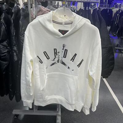 Nike Air Jordan字母印花男加绒保暖连帽卫衣 FD7416-010-133-200