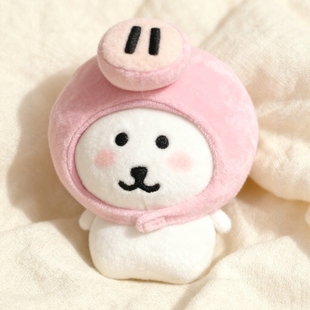 娃衣头套猪鼻13cm自嘲熊10cm棉花娃娃可爱猪猪日系公仔现货