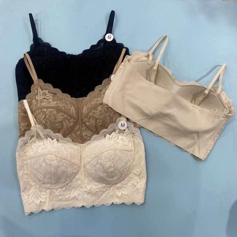 8829纯欲法式蕾丝抹胸鱼骨吊带美背女春夏薄款聚拢防走光裹胸内衣,女士内衣/男士内衣/家居服,抹胸,淘宝优惠券,粉丝福利购,淘宝优惠卷