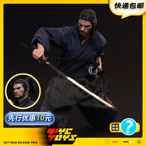 【TYCTOYS】定金预售 ELEVEN宫本武藏1/12布衣可动人偶兵人手办