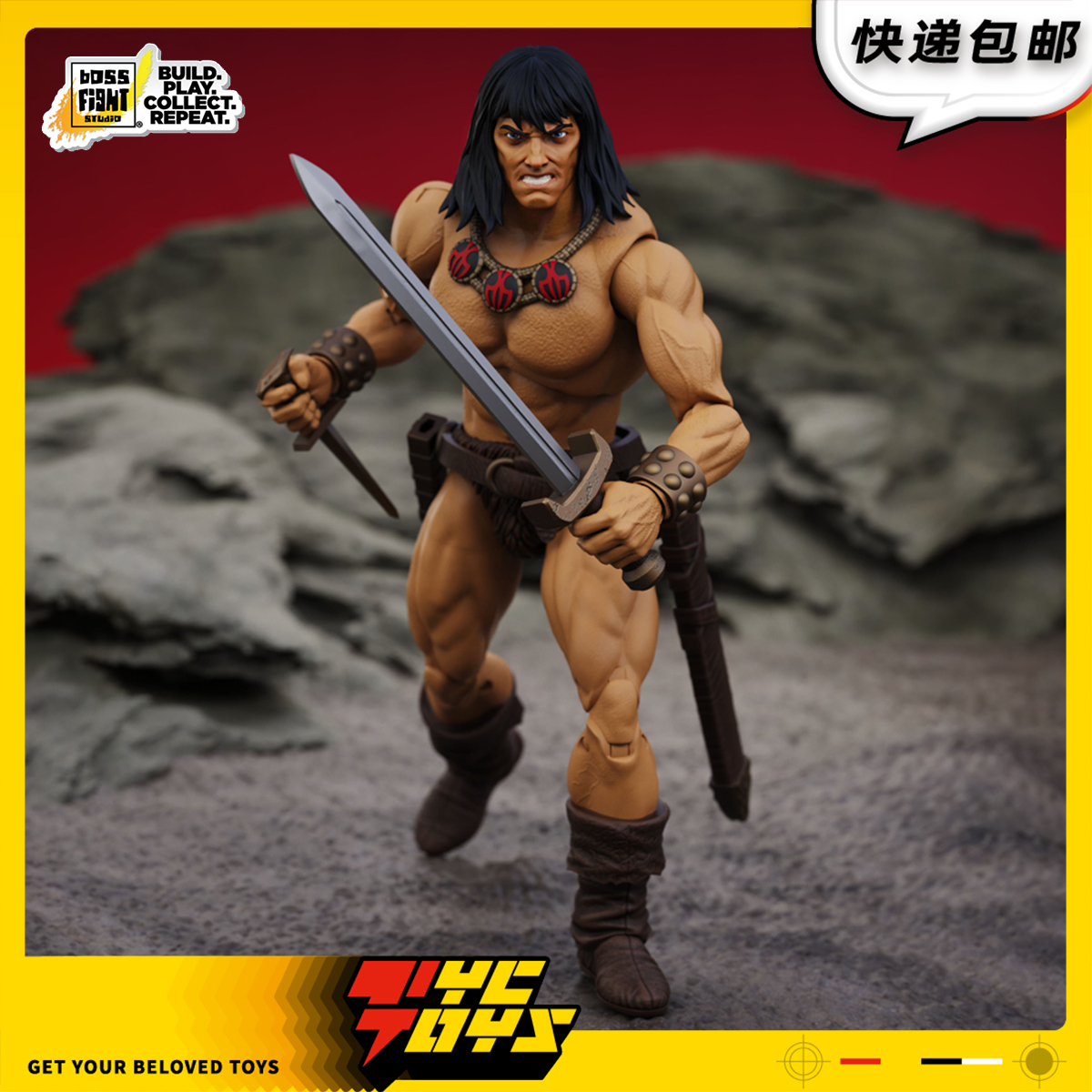 【TYCTOYS】定金预售 BFS老板打击康纳野蛮人4寸1/18可动人偶手办