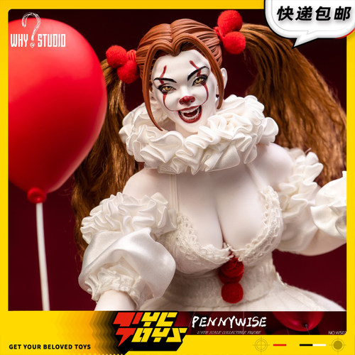 【TYCTOYS】现货 WHY STUDIO回魂小丑女潘尼怀斯1/6可动人偶WS021