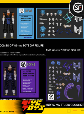 【TYCTOYS】分批出货 YGMW工作室龙英贝吉特1/12可动YG-MW007 008