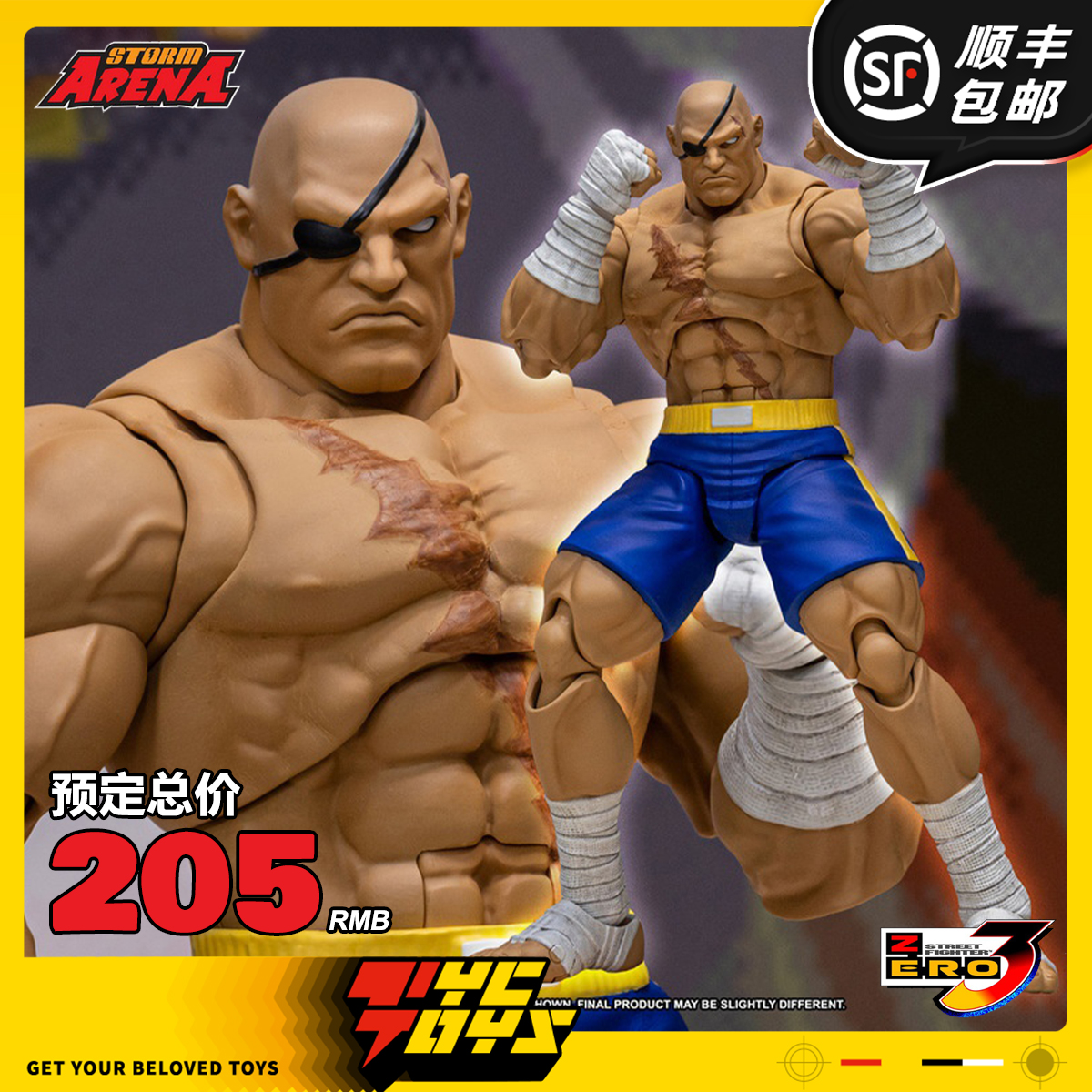 【TYCTOYS】定金预售STORM TOYS街头霸王ZERO3维克托沙加特SFSA03