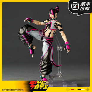 【TYCTOYS】现货 海洋堂转轮科技惊奇山口式街头霸王6韩蛛俐朱莉